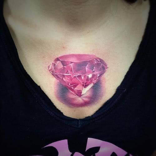 Tattoo 3D Diamant