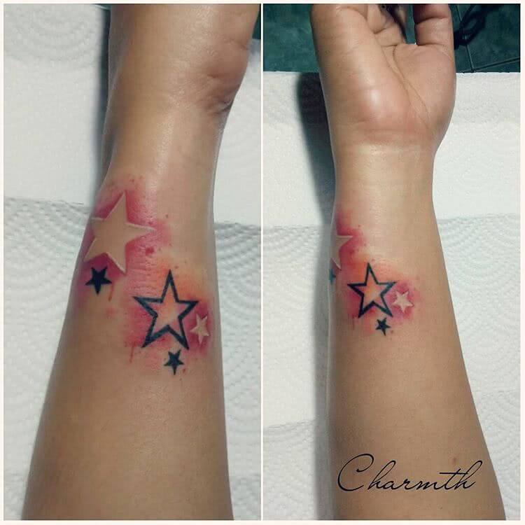 Tattoo Airbrush Sterne