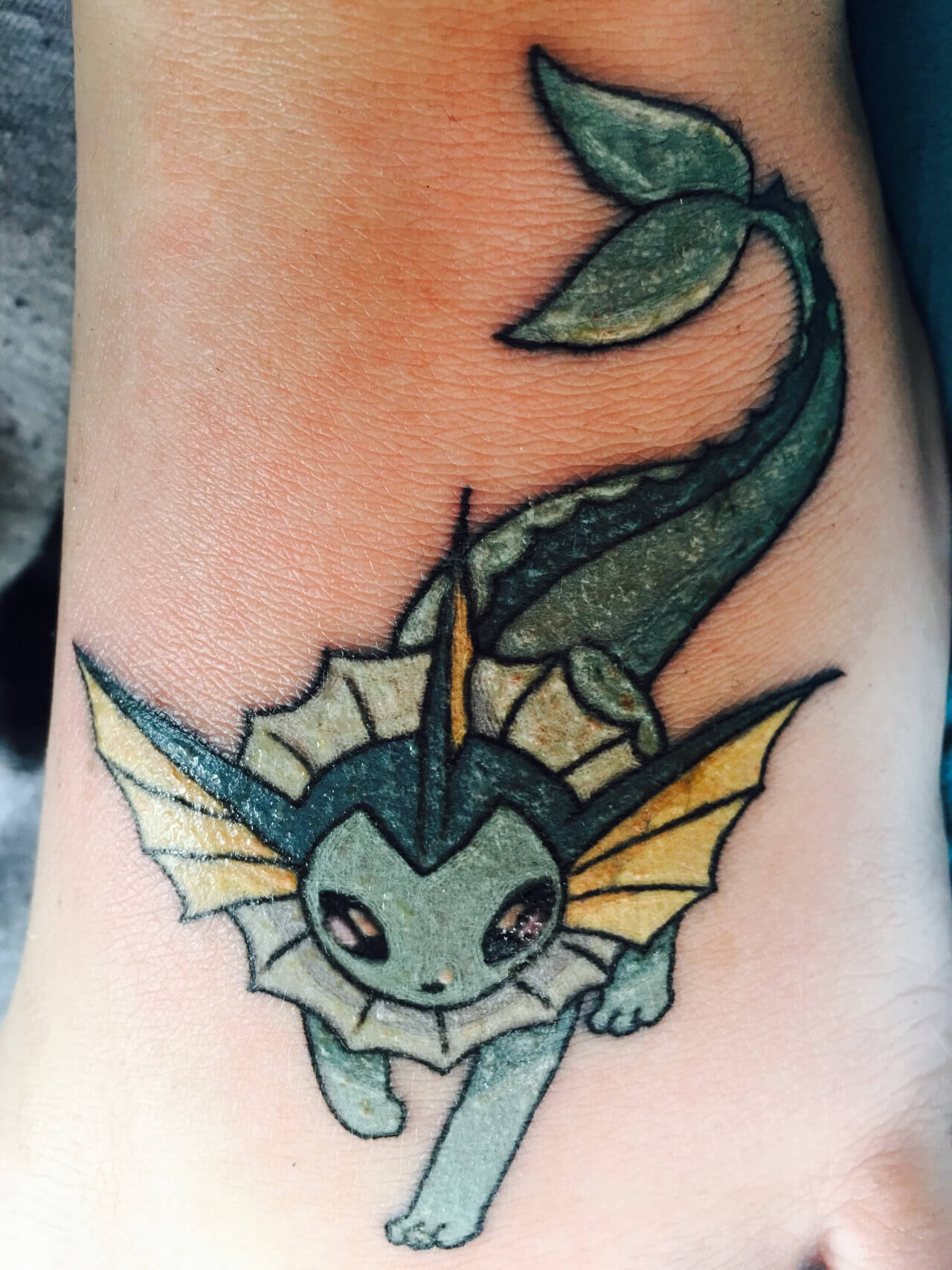 Tattoo Auquana Pokemon