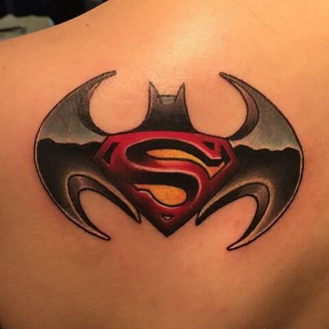 Tattoo Batman VS Superman