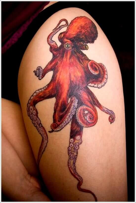 farbiger Oktopus