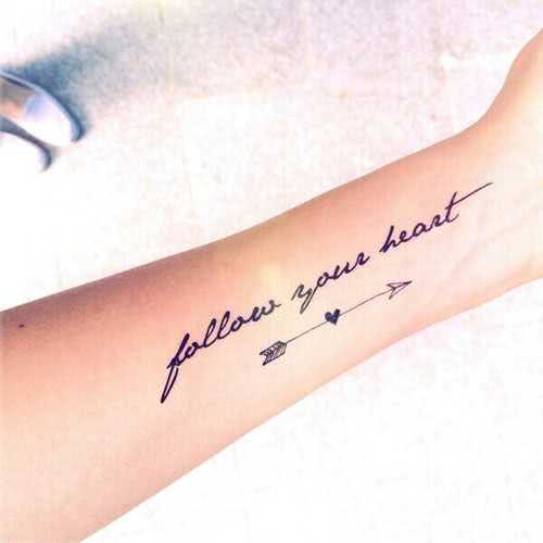 Tattoo Follow your Heart