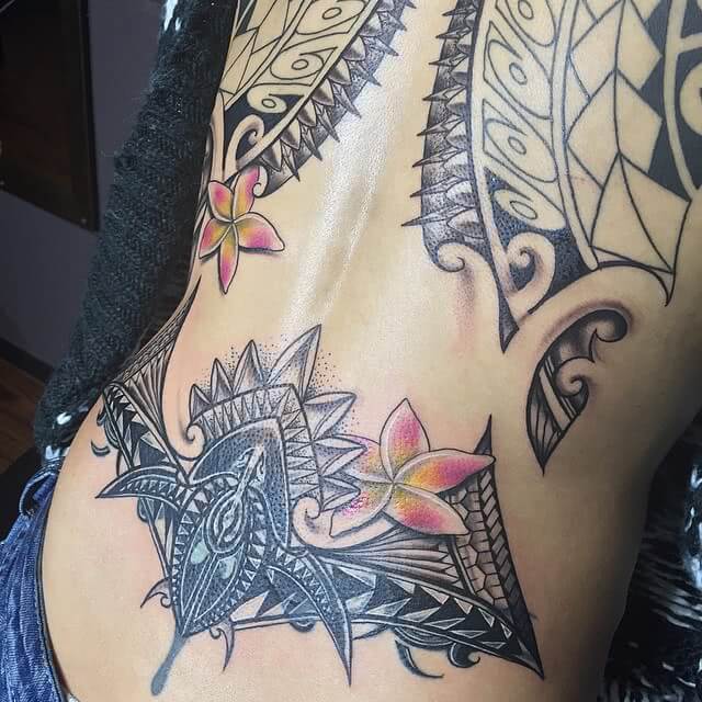Tattoo Freehand Maori Tribal