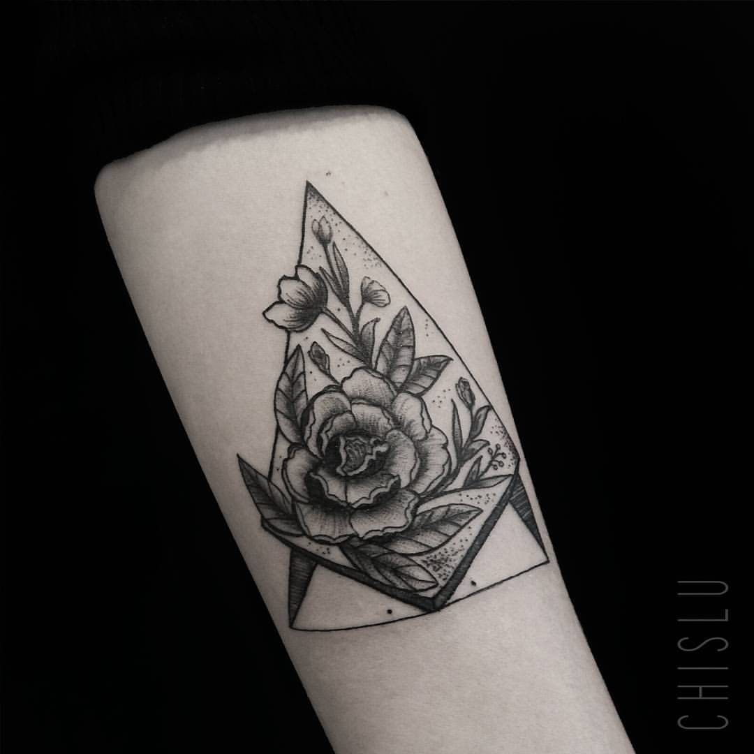 Geometrisch Blumen Pflanzen