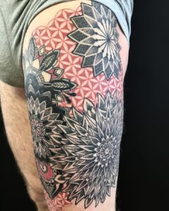 großes Blumen Mandala