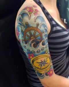 Halfsleeve Oldschool Nautic Maritim