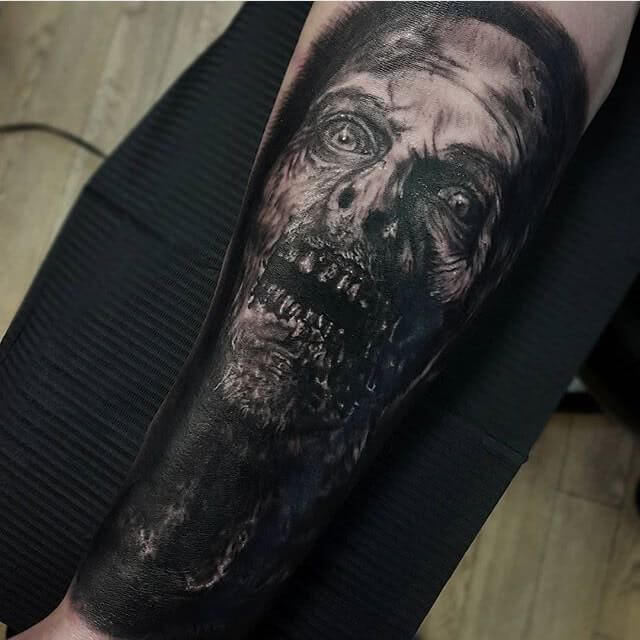 Tattoo Horror Gesicht
