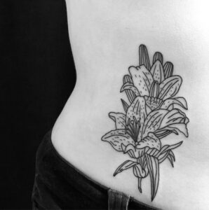 Lineart Blumen Blüten