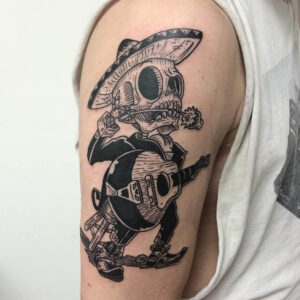Mariachi Skellett Skull