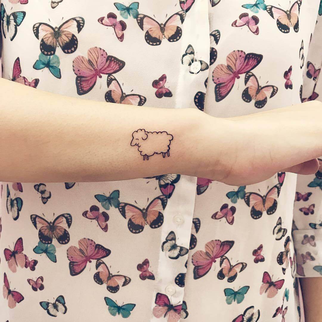 Tattoo Miniatur Schaf