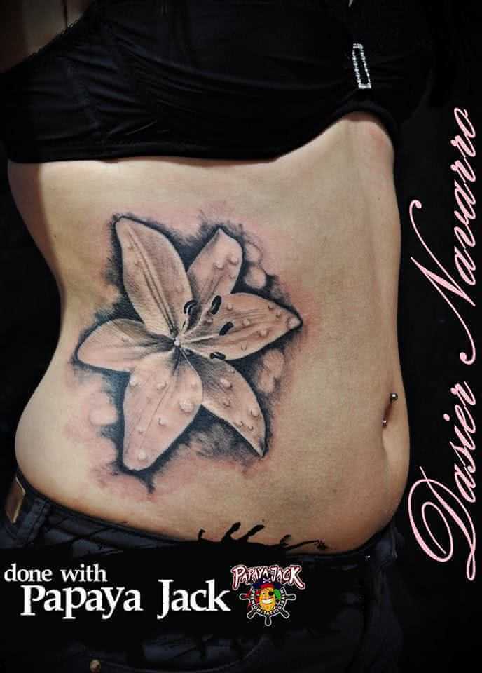 Tattoo Tattoo Oberkörper Orchidee