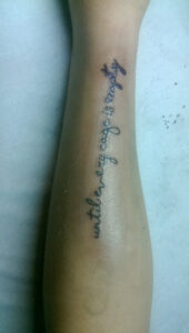 Schrift Schreibschrift