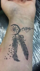 Traumfänger auf dem Arm