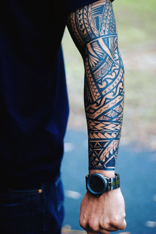 Tattoo Tribal Arm Sleeve
