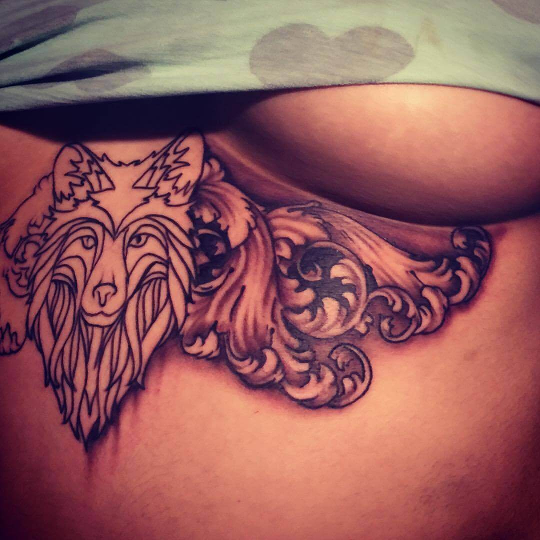 Tattoo Underboob Tattoo Wolf
