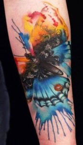 Watercolor Schmetterling