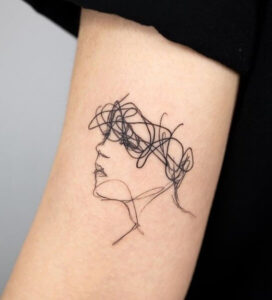 Lineart Gesicht