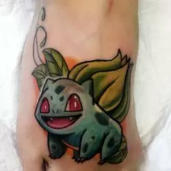 Bisasam Pokemon Tattoo