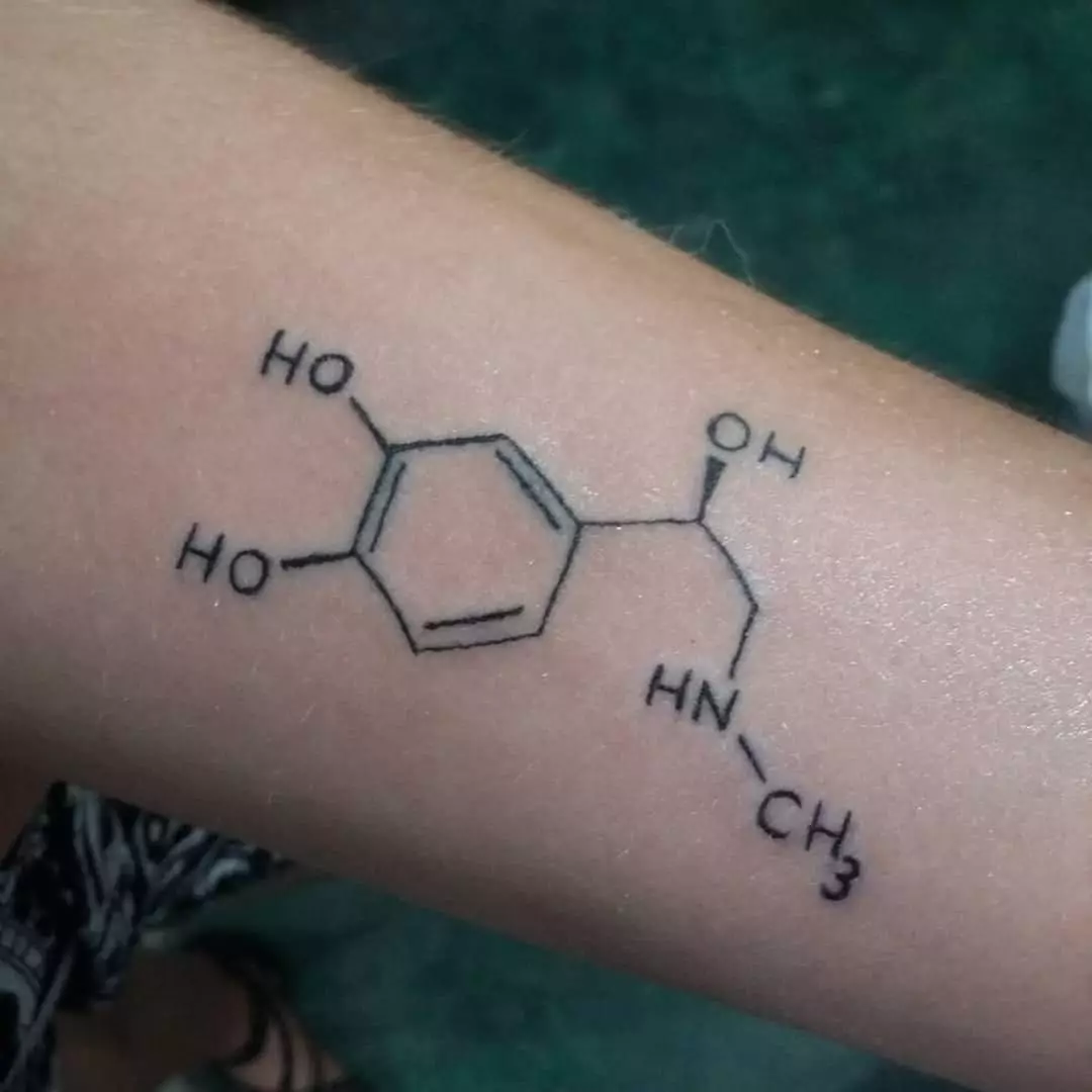 chemisches Tattoo