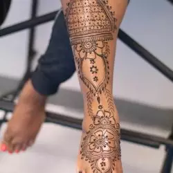 Henna Fuss und Bein