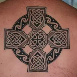 keltischem Kreuz